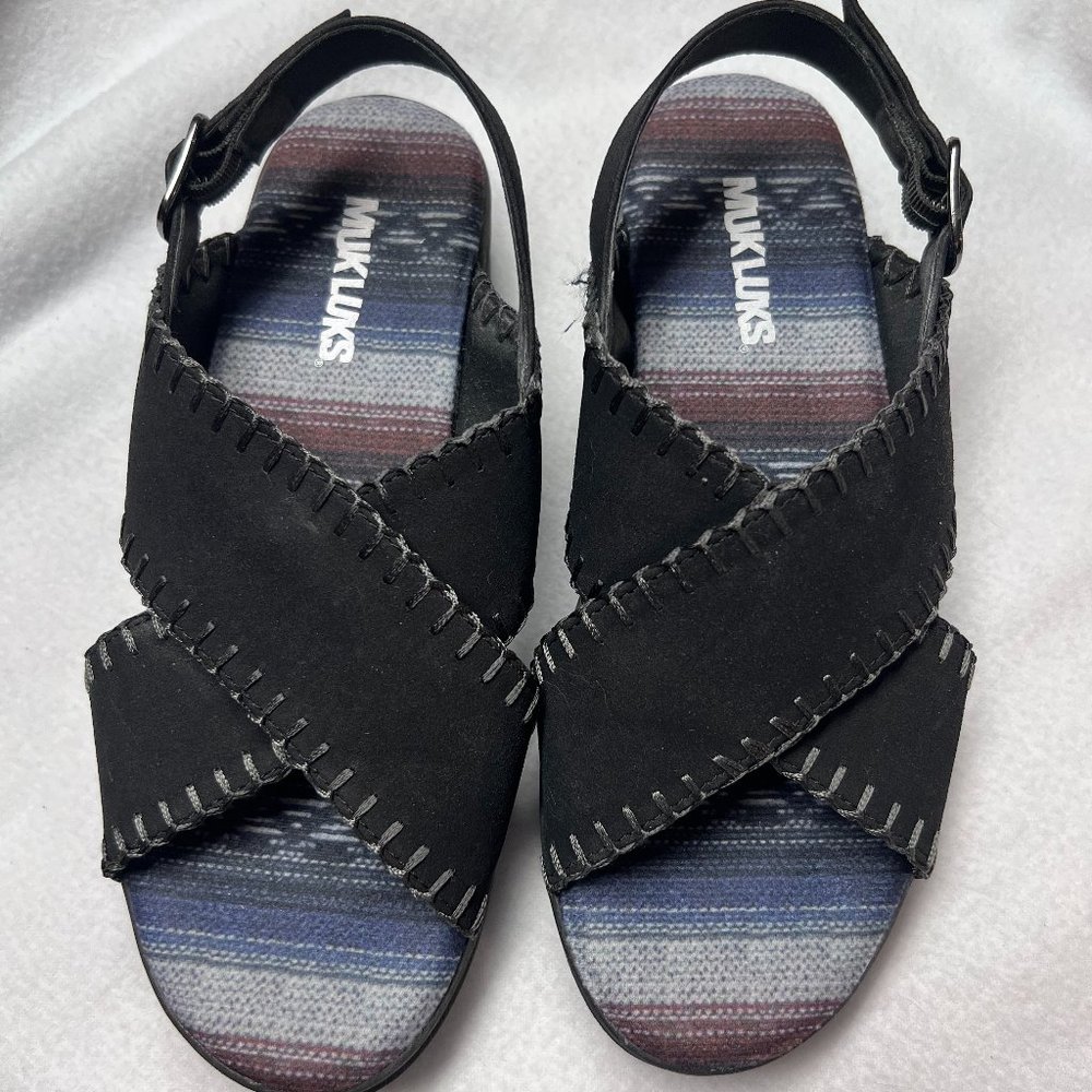 Muk Luks Womens Sandals 9.5